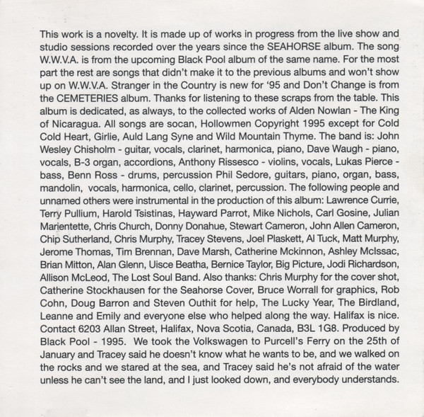 Black Pool - Scraps From The Table (CD, Album) (Mint (M)) - Image 4