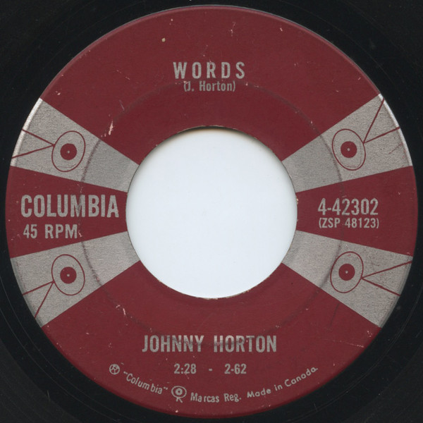 Johnny Horton - Honky-Tonk Man (7", Single) (Near Mint (NM or M-)) - Image 2