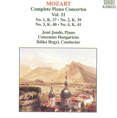 Mozart*, Jenö Jandó, Concentus Hungaricus, Ildikó Hegyi - Complete Piano Concertos, Vol. 11 (CD, Album, RE) (Near Mint (NM or M-))