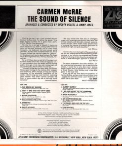 Alternative view of Carmen McRae - The Sound Of Silence (LP, Album, PR) (Near Mint (NM or M-))
