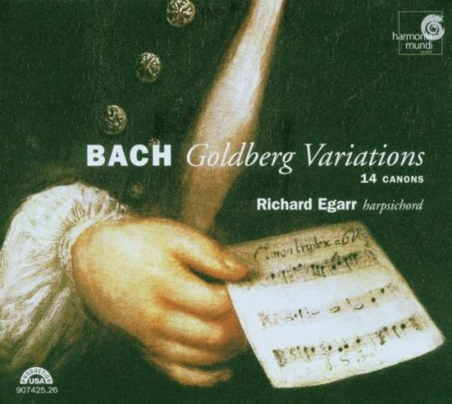 Johann Sebastian Bach - Richard Egarr - Goldberg Variations, 14 Canons (2xCD, Album) (Near Mint (NM or M-))