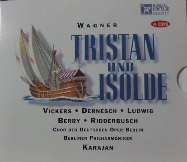 Richard Wagner - Jon Vickers · Helga Dernesch · Christa Ludwig · Walter Berry · Karl Ridderbusch · Berliner Philharmoniker · Herbert von Karajan - Tristan Und Isolde (4xCD, RE, RM, Box) (Near Mint (NM or M-))