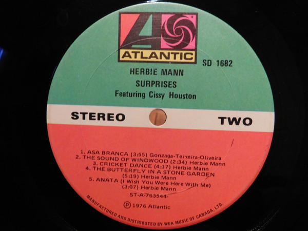 Herbie Mann Featuring Cissy Houston - Surprises (LP, Album) (Very Good Plus (VG+)) - Image 3