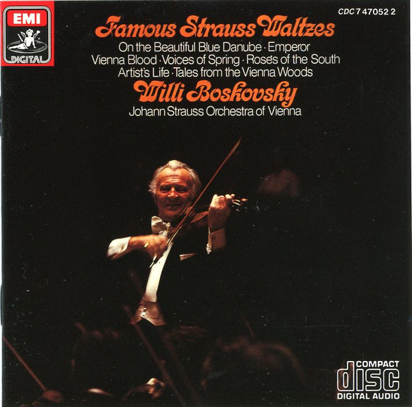 Johann Strauss Jr. : Willi Boskovsky : Wiener Johann Strauss Orchestra - Famous Strauss Waltzes (CD, Album) (Near Mint (NM or M-))