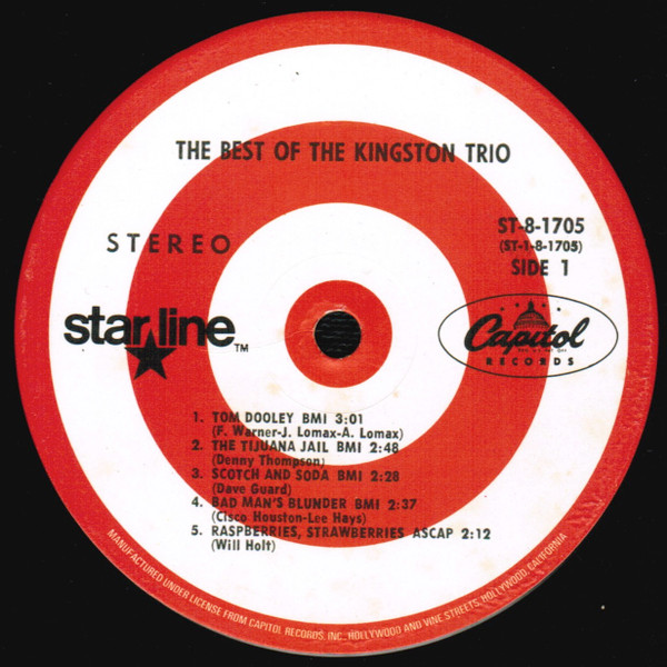 Kingston Trio - The Best Of The Kingston Trio (LP, Comp, Club, RE, Cap) (Mint (M)) - Image 3