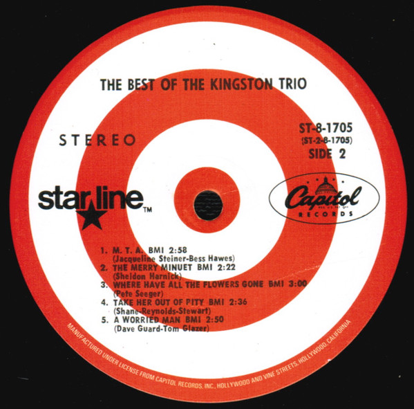 Kingston Trio - The Best Of The Kingston Trio (LP, Comp, Club, RE, Cap) (Mint (M)) - Image 4