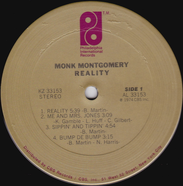 Monk Montgomery - Reality (LP, Album) (Very Good Plus (VG+)) - Image 3