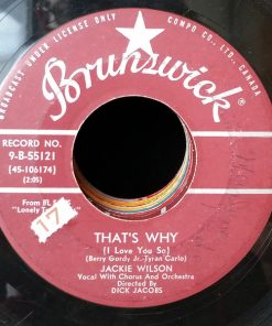 Jackie Wilson - That's Why (I Love You So) (7", Single) (Very Good (VG))