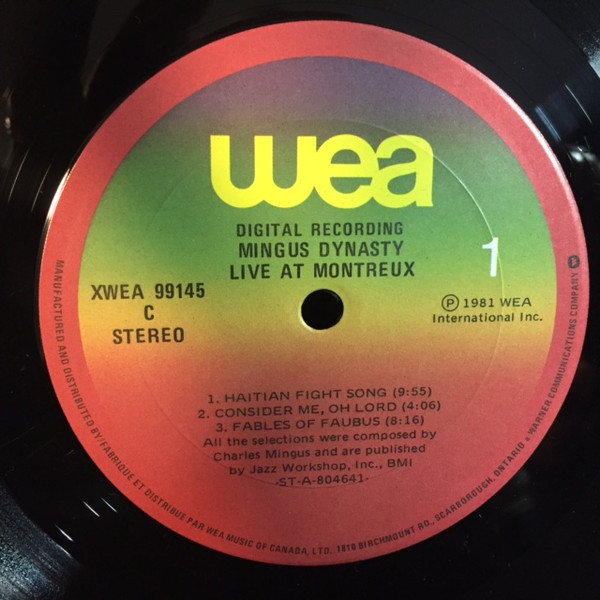 Mingus Dynasty - Live At Montreux (LP, Album, RM) (Mint (M)) - Image 3