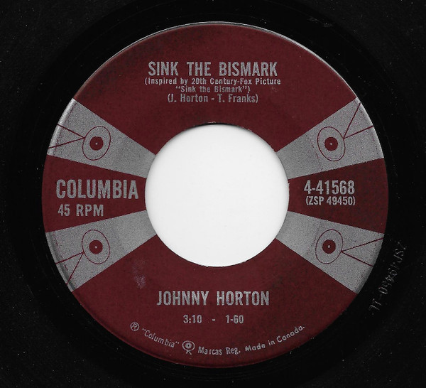 Johnny Horton - Sink The Bismarck (7", Single) (Near Mint (NM or M-))