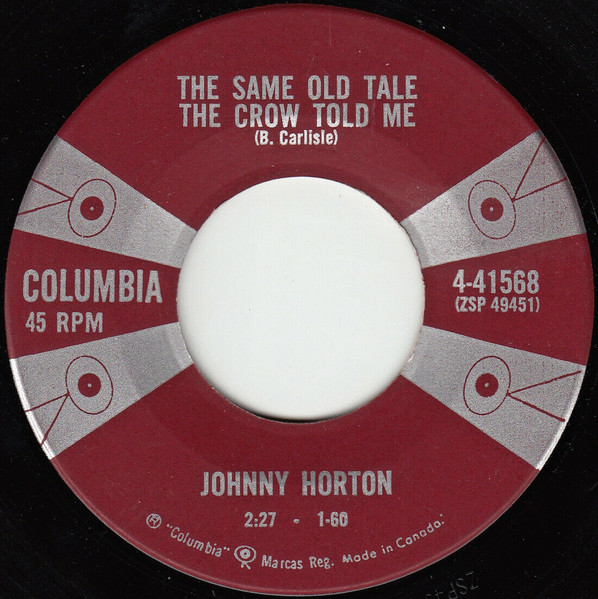 Johnny Horton - Sink The Bismarck (7", Single) (Near Mint (NM or M-)) - Image 2