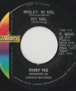 Alternative view of Bobby Vee - Medley: My Girl / Hey Girl (7", Single) (Near Mint (NM or M-))