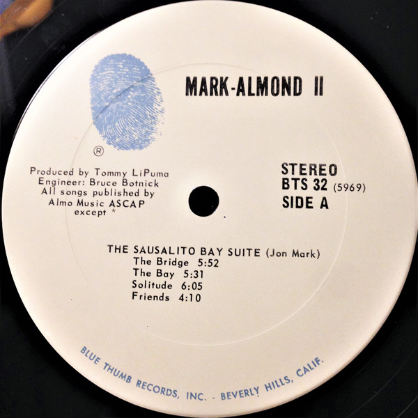 Mark-Almond - Mark-Almond II (LP, Album, Pit) (Very Good Plus (VG+)) - Image 3