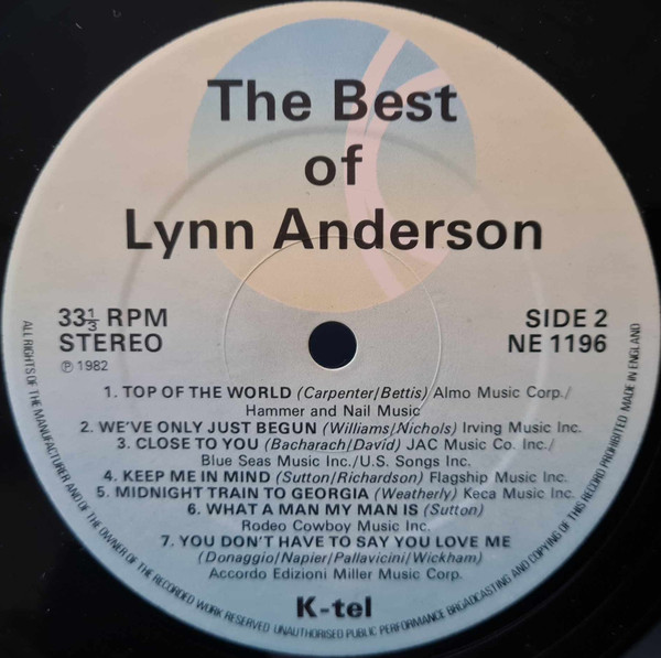 Lynn Anderson - The Best Of Lynn Anderson (LP, Comp) (Mint (M)) - Image 4