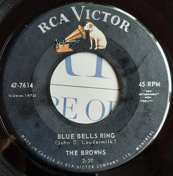 The Browns (3) - Scarlet Ribbons (For Her Hair) (7", Single) (Near Mint (NM or M-)) - Image 2