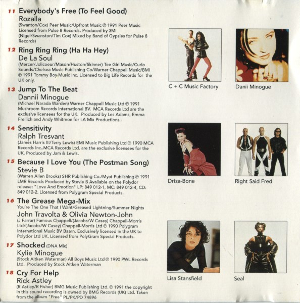 Various - The Greatest Hits Of 91 (Volume Two) (CD, Comp, DIS) (Near Mint (NM or M-)) - Image 4