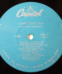 Anna Maria Alberghetti - I Can't Resist You (LP, Album, Mono) (Near Mint (NM or M-)) - Image 4
