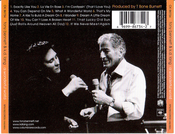 Tony Bennett & k.d. lang - A Wonderful World (CD, Album) (Mint (M)) - Image 5
