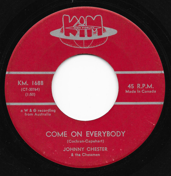 Johnny Chester And His Chessmen - Come On Everybody (7", Single) (Very Good Plus (VG+))