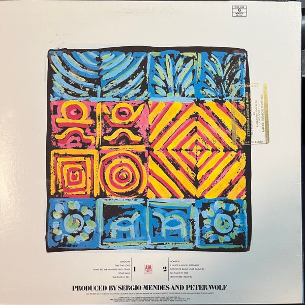 Sérgio Mendes - Brasil 86 (LP, Album) (Near Mint (NM or M-)) - Image 2