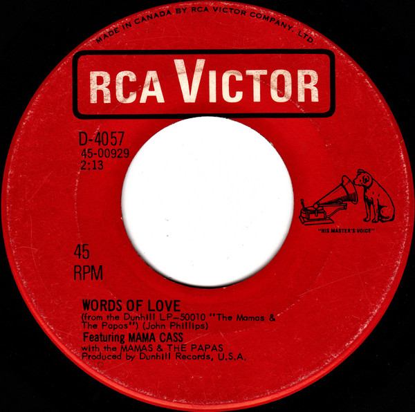 The Mamas & The Papas Featuring Cass Elliot - Dancing In The Street (7", Single) (Near Mint (NM or M-)) - Image 2