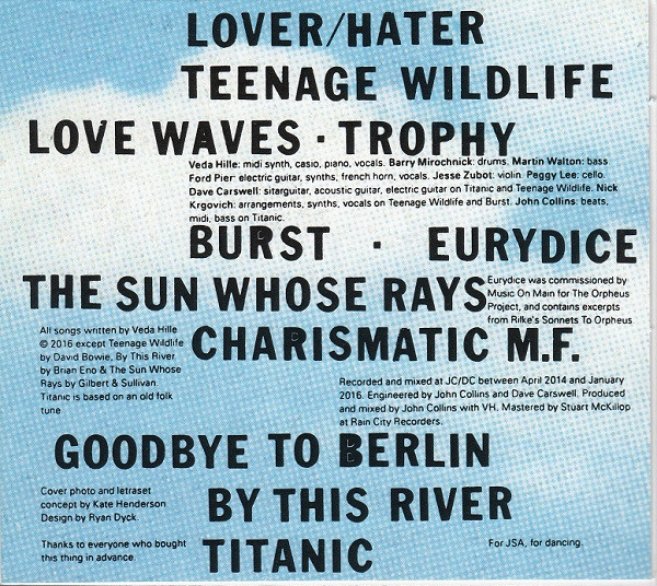 Veda Hille - Love Waves (CD, Album) (Mint (M)) - Image 3