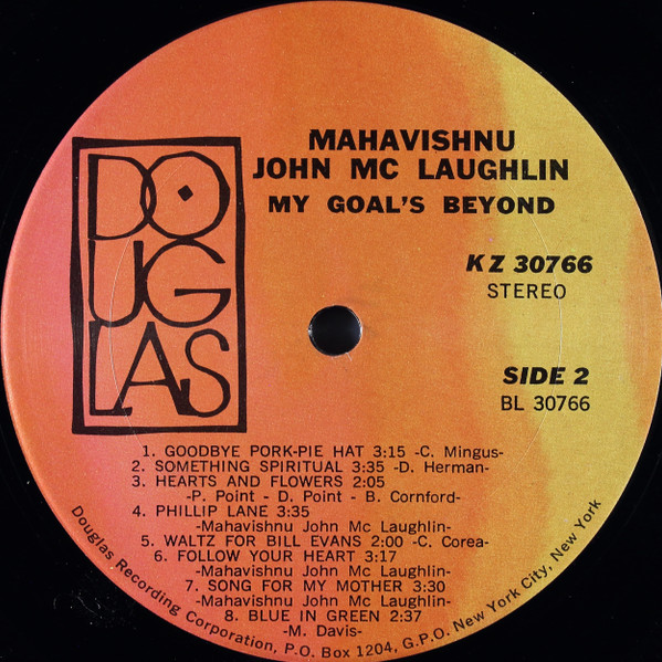 John McLaughlin - My Goal's Beyond (LP, Album, Pit) (Very Good Plus (VG+)) - Image 5