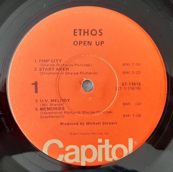 Ethos (3) - Open Up (LP, Album) (Mint (M)) - Image 3