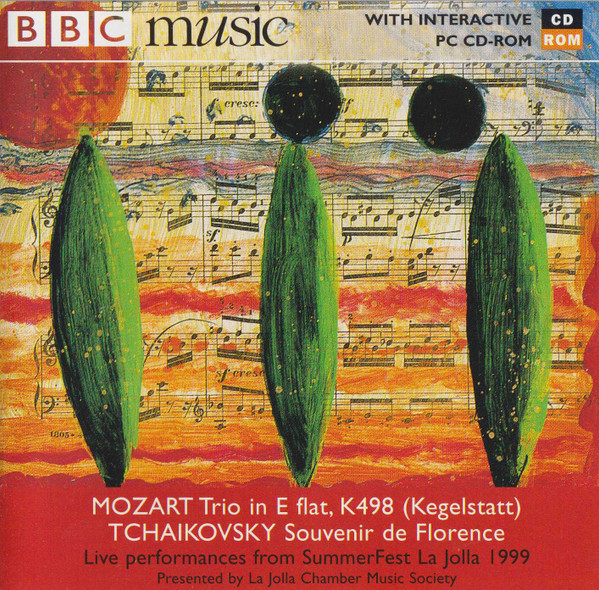Wolfgang Amadeus Mozart, Pyotr Ilyich Tchaikovsky - Trio In E Flat, K498 (Kegelstatt) / Souvenir De Florence (CD, Enh) (Near Mint (NM or M-)) - Image 2