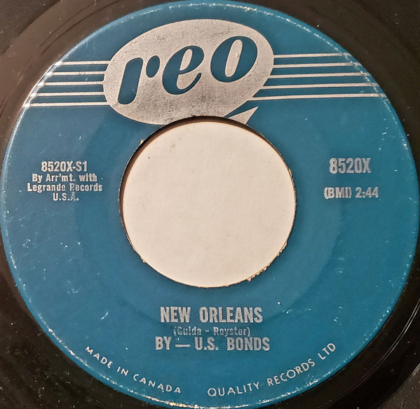 Gary U.S. Bonds - New Orleans / Please Forgive Me (7", Single) (Near Mint (NM or M-))