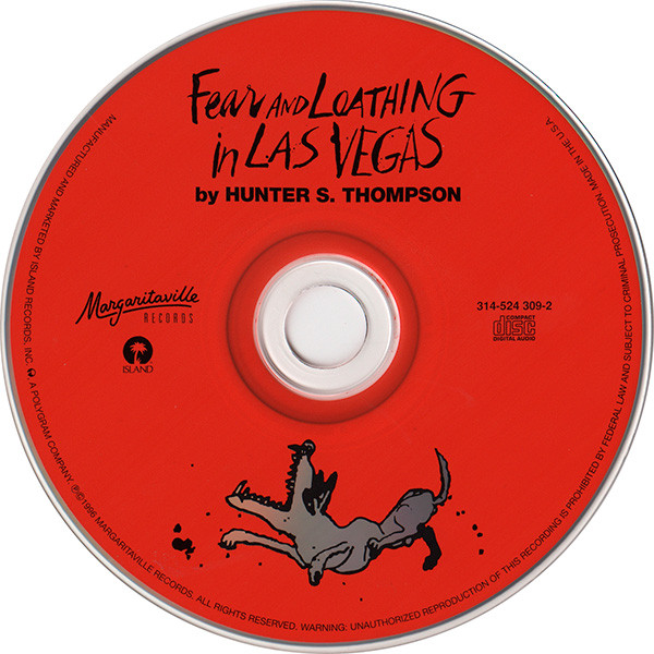 Hunter S. Thompson - Fear And Loathing In Las Vegas (CD, Ltd) (Very Good Plus (VG+)) - Image 3