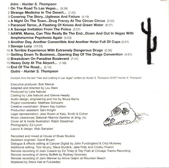 Hunter S. Thompson - Fear And Loathing In Las Vegas (CD, Ltd) (Very Good Plus (VG+)) - Image 4