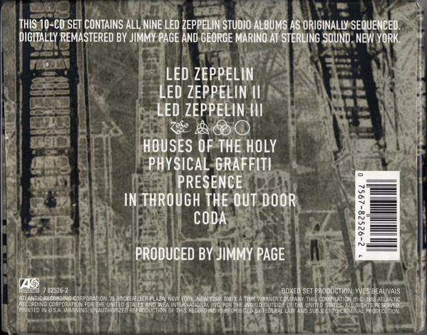 Led Zeppelin - The Complete Studio Recordings (CD, Album, RE, RM + CD, Album, RE, RM + CD, Album,) (Very Good Plus (VG+)) - Image 2