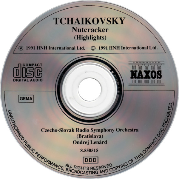 Pyotr Ilyich Tchaikovsky - Slovak Radio Symphony Orchestra, Ondrej Lenárd - Nutcracker (Highlights) (CD, Album) (Near Mint (NM or M-)) - Image 3