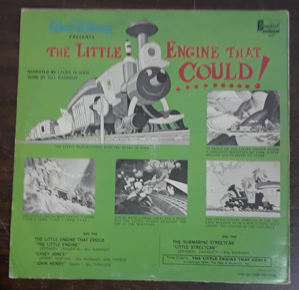 Laura Olsher, Bill Kanady - The Little Engine That Could (LP, Album, RP) (Mint (M)) - Image 2
