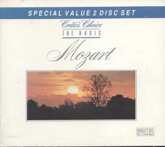 Simon Addison, The English Philharmonic Orchestra - Critic's Choice: The Basic Mozart (2xCD, Album) (Near Mint (NM or M-))
