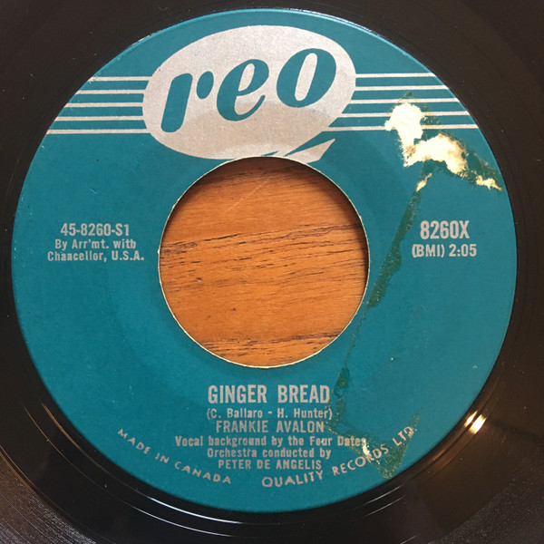 Frankie Avalon - Ginger Bread (7", Single) (Very Good Plus (VG+))