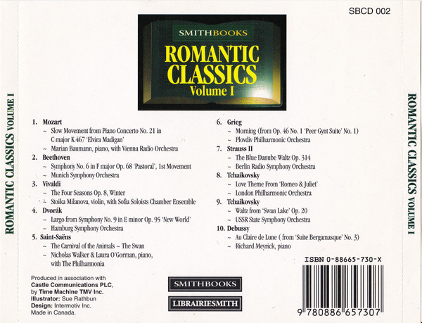 Various - Romantic Classics Vol. 1 (CD, Comp) (Near Mint (NM or M-)) - Image 2