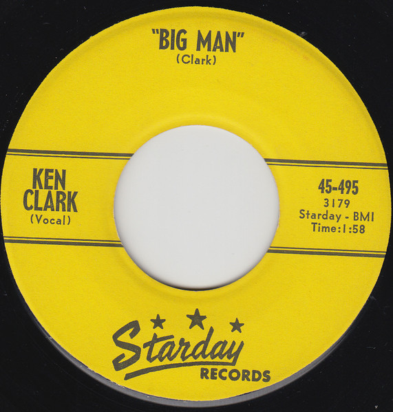 Ken Clark - Big Man (7", Single) (Near Mint (NM or M-))