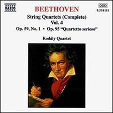 Beethoven* - Kodály Quartet - String Quartets (Complete) Vol. 4 - Op. 59, No. 1 • Op. 95, "Quartetto Serioso" (CD) (Near Mint (NM or M-))