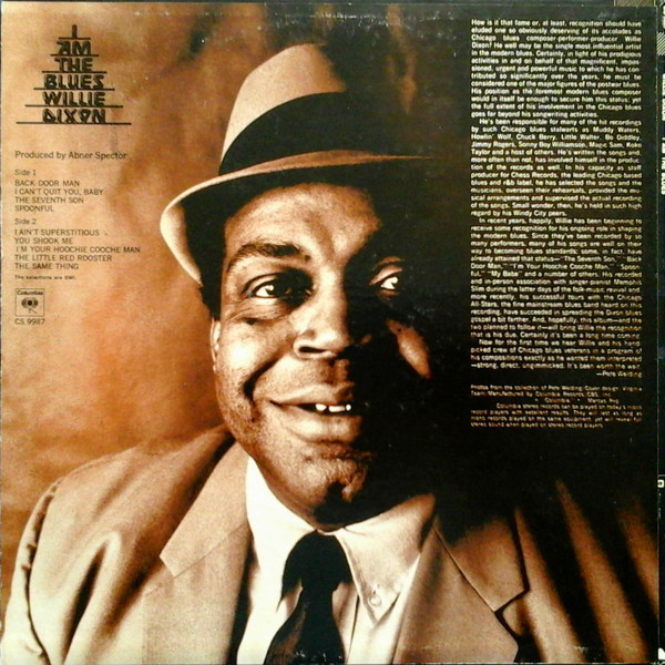 Willie Dixon - I Am The Blues (LP, Album) (Very Good Plus (VG+)) - Image 2