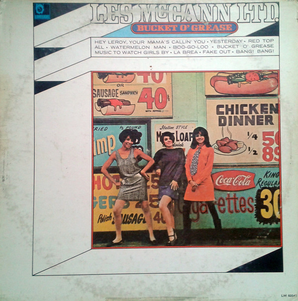 Les McCann Ltd. - Bucket O' Grease (LP, Mono) (Very Good Plus (VG+))