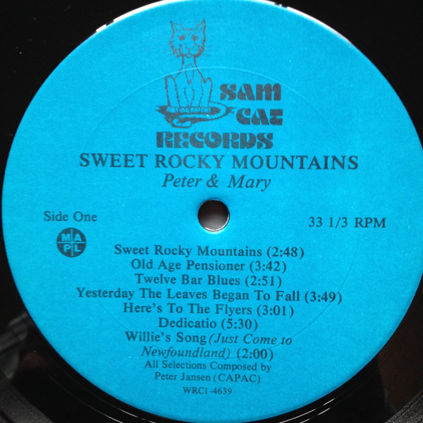 Peter & Mary - Sweet Rocky Mountains (LP, Album) (Mint (M)) - Image 3