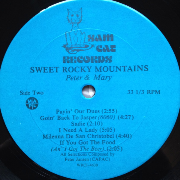 Peter & Mary - Sweet Rocky Mountains (LP, Album) (Mint (M)) - Image 4