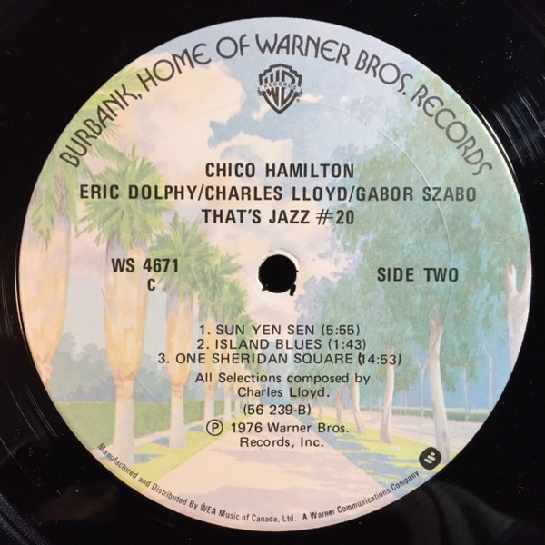 Chico Hamilton, Eric Dolphy, Charles Lloyd, Gabor Szabo - Chico Hamilton (LP, Comp) (Near Mint (NM or M-)) - Image 4