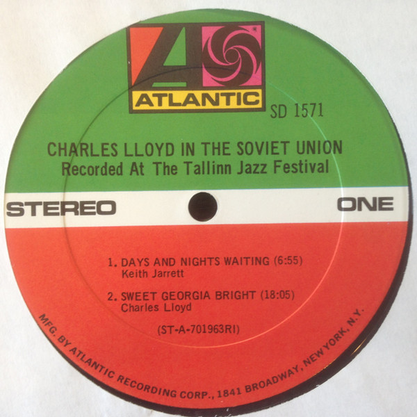 Charles Lloyd - In The Soviet Union: Recorded At The Tallinn Jazz Festival (LP, Album, Gat) (Near Mint (NM or M-)) - Image 4
