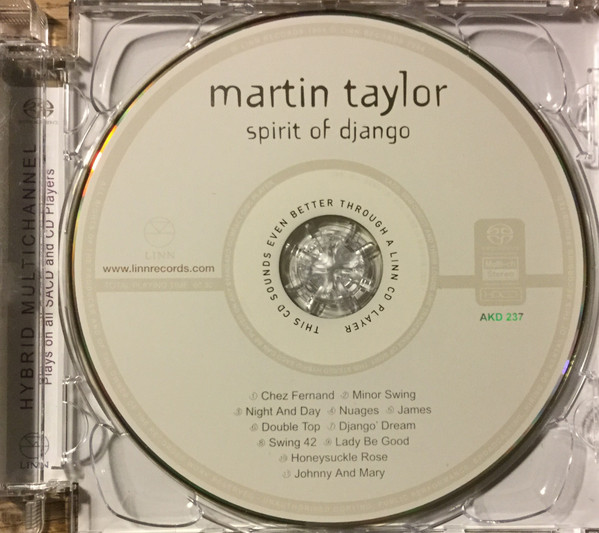 Martin Taylor - Spirit Of Django (SACD, Hybrid, Multichannel, Album) (Near Mint (NM or M-)) - Image 3