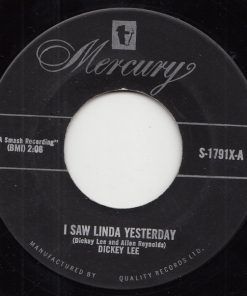 Dickey Lee - I Saw Linda Yesterday / The Girl I Can't Forget (7", Single) (Near Mint (NM or M-))
