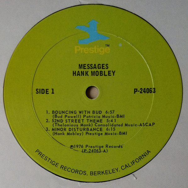 Hank Mobley - Messages (2xLP, Comp, RM, Gat) (Very Good Plus (VG+)) - Image 5