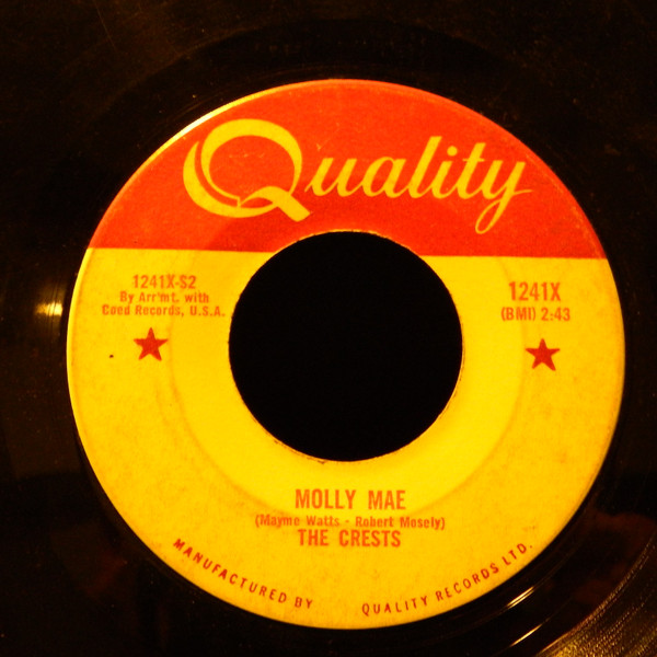 The Crests featuring Johnny Maestro - Isn't It Amazing (7", Single) (Near Mint (NM or M-))